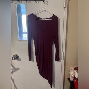 Charlotte Ruse Maroon Dress